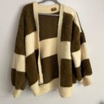 POL  brown striped cozy sweater  Photo 0