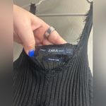 ZARA  Knit Mini Black Dress Photo 5