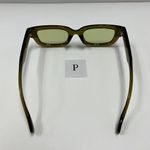 Olive Green Small Square Sunglasses / Olive Green Sunglasses Photo 3