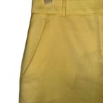 Theory  Butter Yellow Pocketed Wool Mini Skirt‎ EUC Size 6 Photo 3