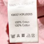 MAISON KITSUNÉ Unisex Pink Varsity Comfort T Photo 3