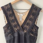 Vintage Y2K Max Studio Elegant Black Lace Bodice Dress Mini v Photo 4