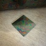 Alexander McQueen $3200 Metallic Oil Slick Leather Knuckle Ring Duster Clutch Photo 9