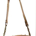 Merona   Tan mini flap Leather Crossbody Bag like new Photo 0