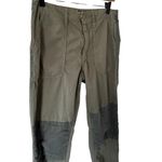 MOTHER The Army Racketeer Cargo Jeans Green Size 27 Photo 6