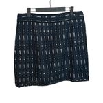 Loft Navy Blue Lace Pocket Front Mini Skirt Photo 3