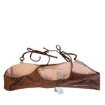 J.Crew NWT  O-Ring‎ Tie Shoulder Bikini Top Vacation Summer Beach Plus Size 2X Photo 1