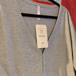 Fabletics New NWT  Waffle Henley Grey Heather Top Shirt size 4X Rtl $60 Photo 1