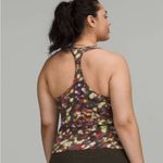 Lululemon Cool Racerback Short Tank Top *Nulu Soft Focus Splatter Green Photo 3