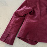Loft 🦃  Burgundy Jacket with Button Front size 4P Photo 8
