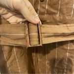 Roolee  Linen Wylie Stripe Belted Romper Photo 8