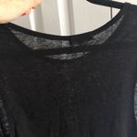 LNA  Black Tank Top with Knot on Bottom Photo 4