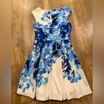 Maggy London  'Rosa Peony' Print Scuba Fit & Flare Dress 12 Photo 4