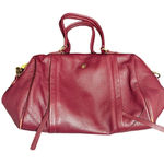 Ora Delphine‎ Maroon Liza Purse Leather Womens Bag Satchel Photo 0