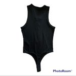 Bebe  Black Lace Up Bodysuit Size small Photo 1