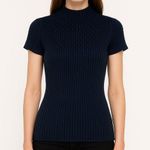 Maje  mock neck knit top NWT Photo 0