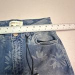 Current/Elliott Blue Floral Wide Leg Jeans Size 26 Photo 3