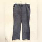 Soft Surroundings Soft Surrounding Elastic Waist Flare Straight Leg Faded Black Jeans Size Large Photo 1