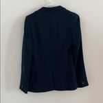 Max Mara navy 4 pocket blazer in crepe fabric Photo 4