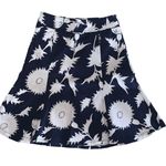 Isaac Mizrahi  navy & white flare skirt 4‎ Photo 0