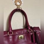 Coach Vintage Y2K Legacy Leather Carryall Bag in Magenta Raspberry Red Photo 2