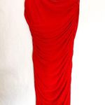 Princess Polly Jocasta Mini Dress in Red One Shoulder Slim Strap Size US 4 Photo 6