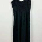 Madewell Sleeveless Wide Leg Jumpsuit 100% Linen Black Pockets Flowy US 12 NWT Photo 10