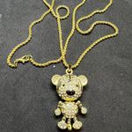 Gold Tiger Chain Necklace With Czs Photo 3