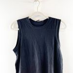 Jenni Kayne  Sleeveless Merino Wool Shell Tank Top Black Large Photo 6