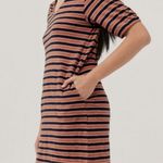 Pact  Organic cotton Avery Harvest stripe dress Size Small Photo 2