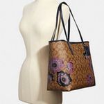 Coach  City Tote In Signature Canvas With Kaffe Fassett Print Photo 9