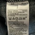 Banana Republic :Black/White plaid shorts sleeve- strips on shoulder-cotton-Top-S Photo 2