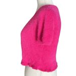 Sincerely Jules  Chain Link Fury Open Front Cropped Cardigan Photo 7