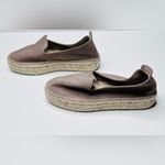 Anthropologie NWOB Manebi Women’s Grey Suede Flat Espadrilles Shoes Loafers Photo 5