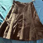 Notations  Womens Size Large Black Bell Shaped Skirt 100% Cotton Photo 0