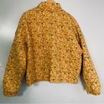 Sonoma Women’s  Goods For Life Mustard Yellow Floral Quilted Print Jacket XXL‎ Photo 4