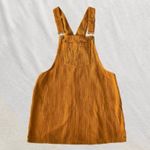 honey yellow corduroy overall dress Photo 0