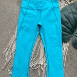 The North Face Blue Cropped Leggings Size XS Photo 2