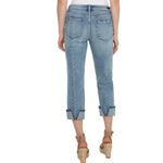 Liverpool NWT X Nordstrom MARLEY GIRLFRIEND WITH BACK SEAM JEAN In Old Coast Photo 2