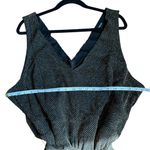 Torrid  Maxi Glitter Knit Gold Silver Sparkle Jumpsuit Metallic Wide-leg Sz 4X Photo 9