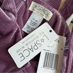 l*space NWT L* Wide Leg Vera Ribbed Jumpsuit Coverup in Iris Size Small Photo 7