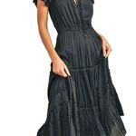 Reset By Jane Long Short Sleeve Ruffle Kianna Dress Size L Photo 0