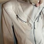 BLANK NYC  blush pink faux leather moto jacket Photo 3