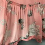 Handmade Muumuu Dress Floral Light Pink Maxi Ruffle Greek Ribbon Short Sleeves Size M Photo 6