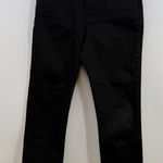 Everlane  high rise straight black wash cropped jeans raw hem women's 28 Regular Photo 0