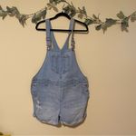 Old Navy  Light Wash Overalls size XL Photo 2