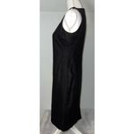 Talbots Women’s Irish Linen Boatneck Sheath Black Dress 4P Photo 4