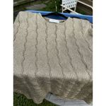 Valerie Stevens VINTAGEā EVENING SPARKLING METALLIC GOLD WOOL SWEATER LARGE Photo 8