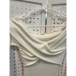 Pinklicious White Off Shoulder Long Sleeve Twist Front Midi Dress Size S Photo 1