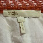 Maje  Orange Tweed A-Line Mini Skirt Photo 7